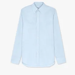 Berluti Chemise Alessandro À Col Boutonné En Coton Scritto | Chemises