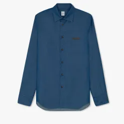 Berluti Chemise Avec Étiquette En Cuir | Chemises