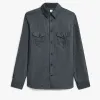 Berluti Chemise Denim en Coton et Soie | Chemises