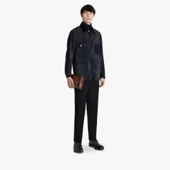 Berluti Col Roul&eacute; En Laine Avec D&eacute;tails En Cuir | Maille & Sweatshirts