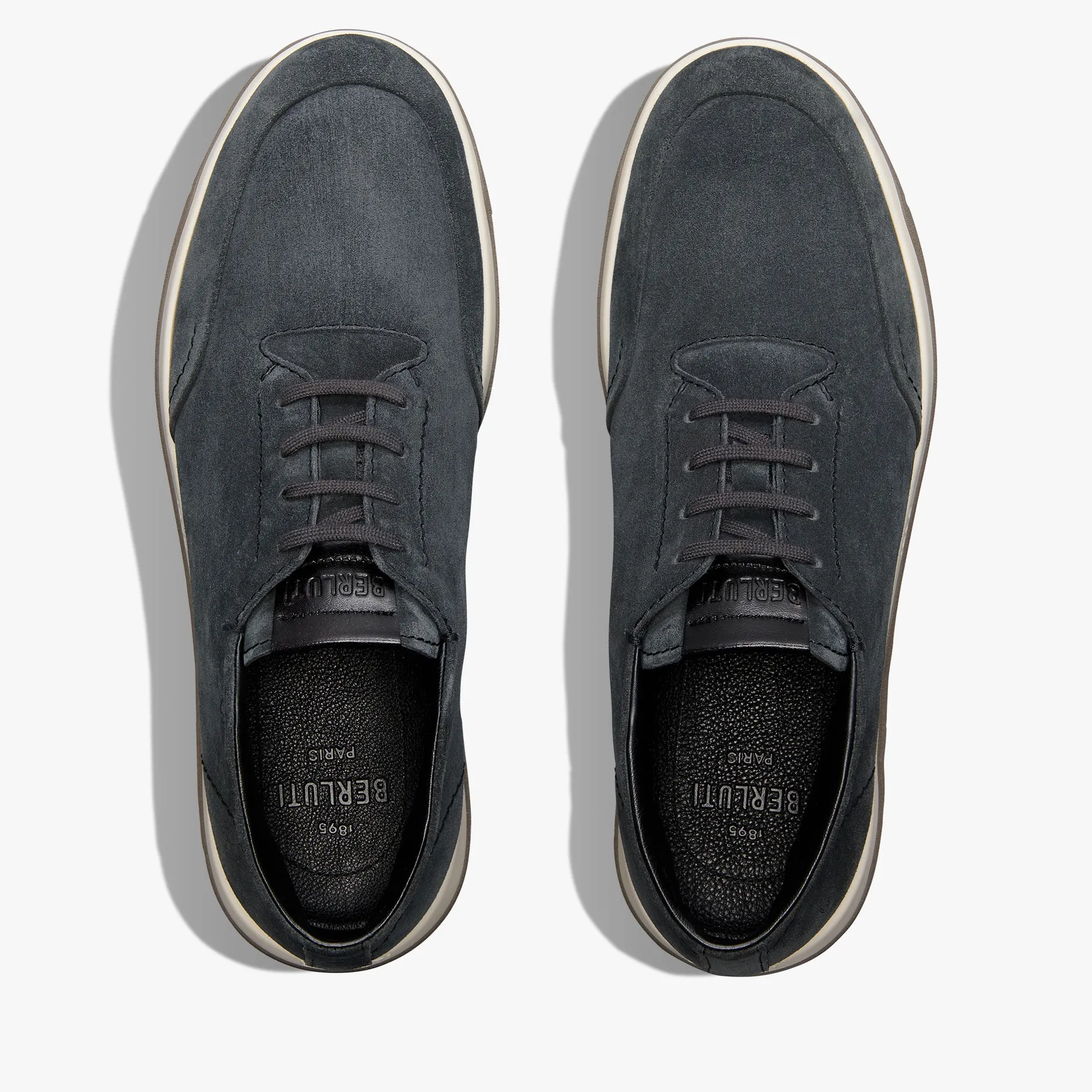 Berluti Derby Echapp&eacute;e En Veau Velours Scritto | Richelieus & Derbies | Bottines