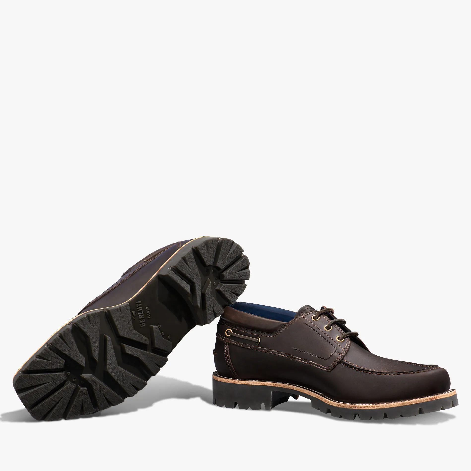 Berluti Derby Grand Chemin En Cuir | Richelieus & Derbies