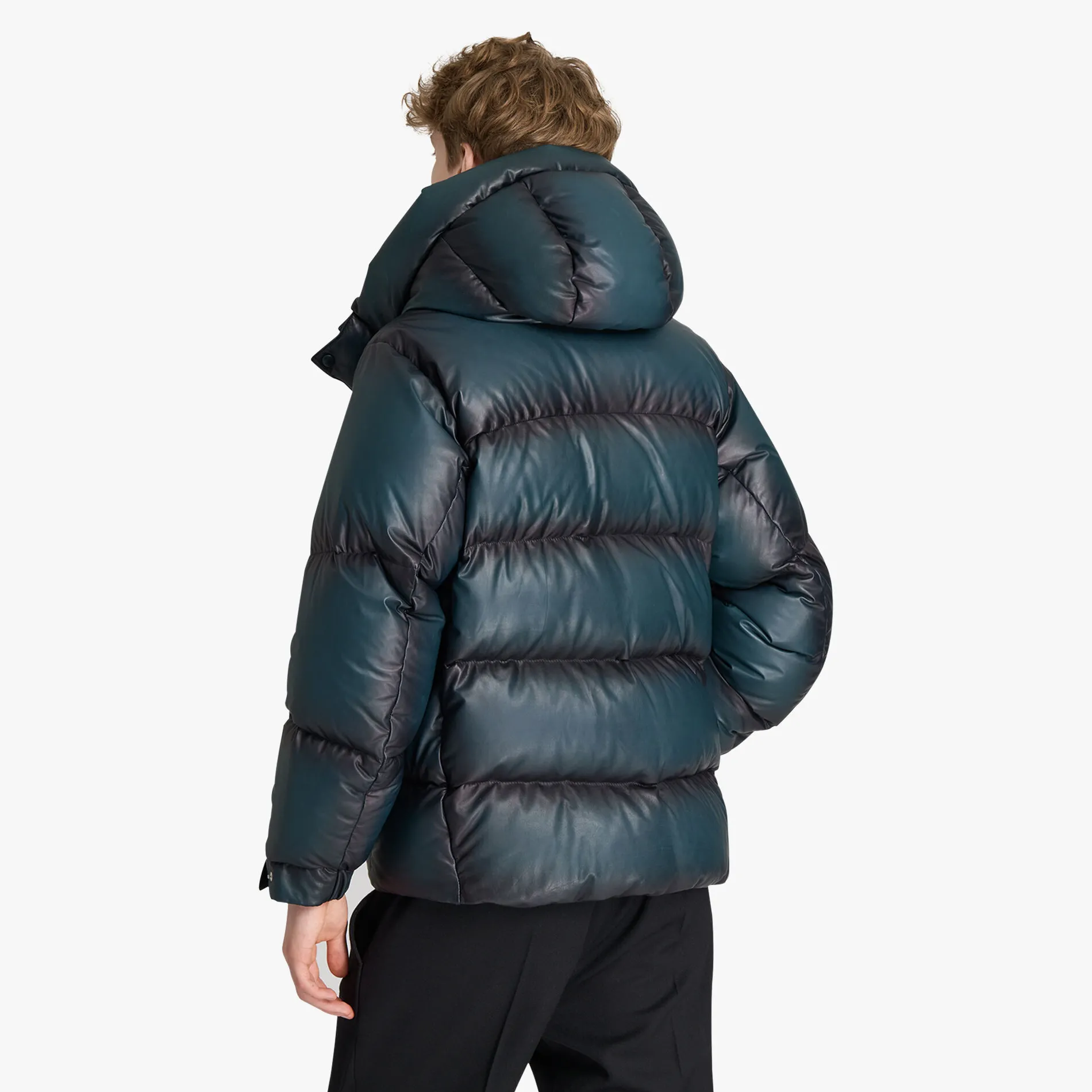 Berluti Doudoune En Cuir Patiné | Cuir