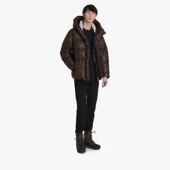 Berluti Doudoune En Cuir Patin&eacute; | Cuir