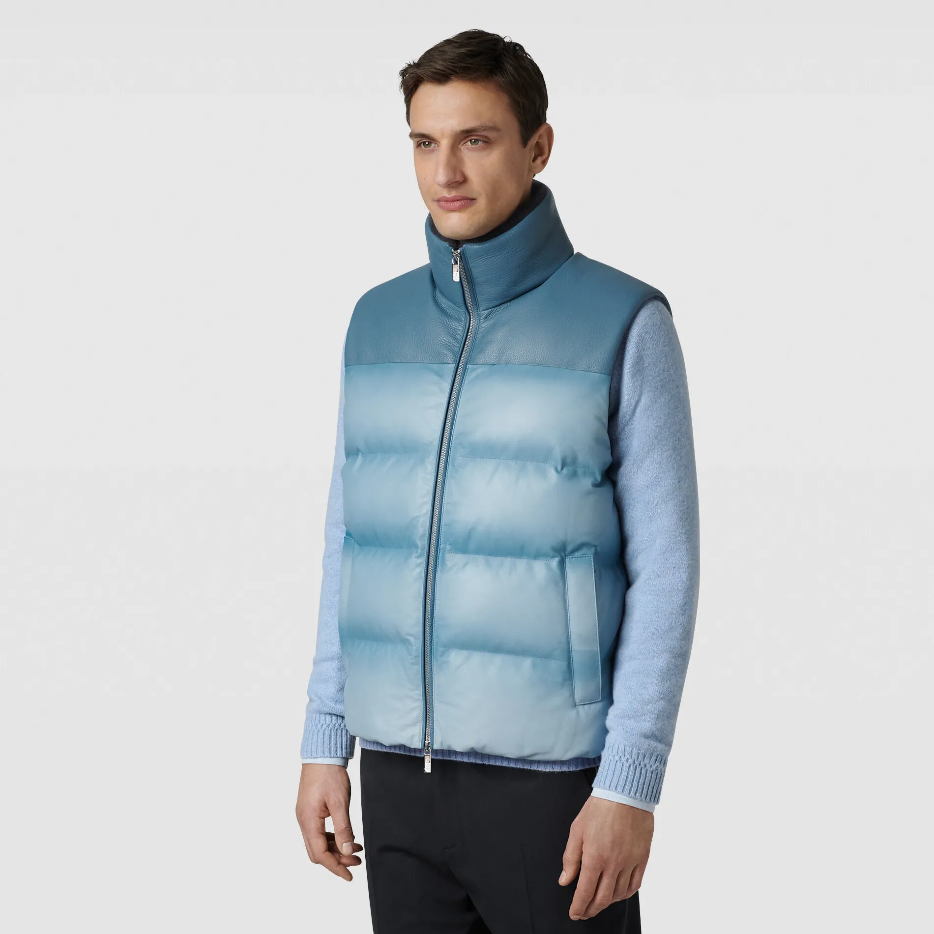Berluti Doudoune Sans Manches en Cuir | Cuir