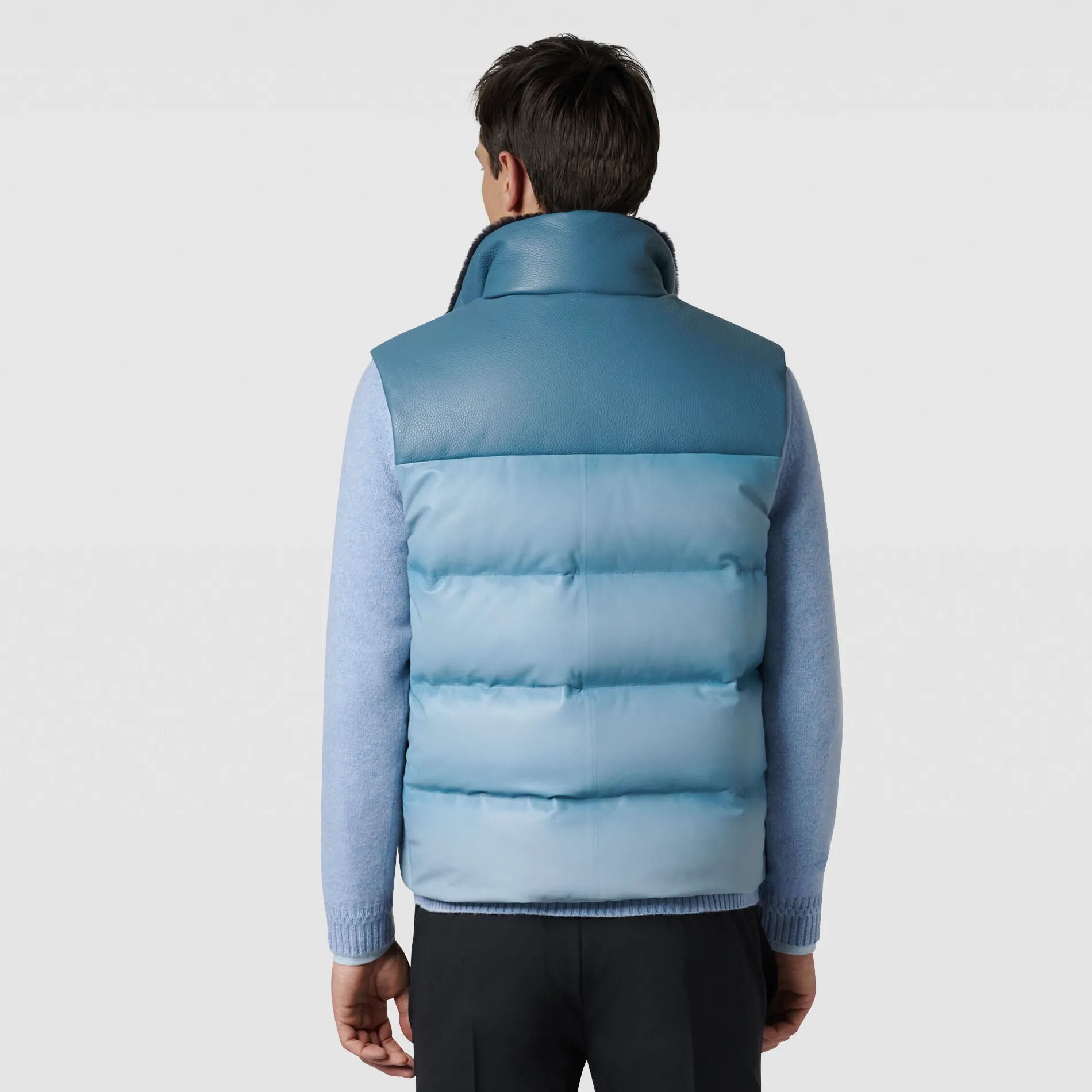 Berluti Doudoune Sans Manches en Cuir | Cuir