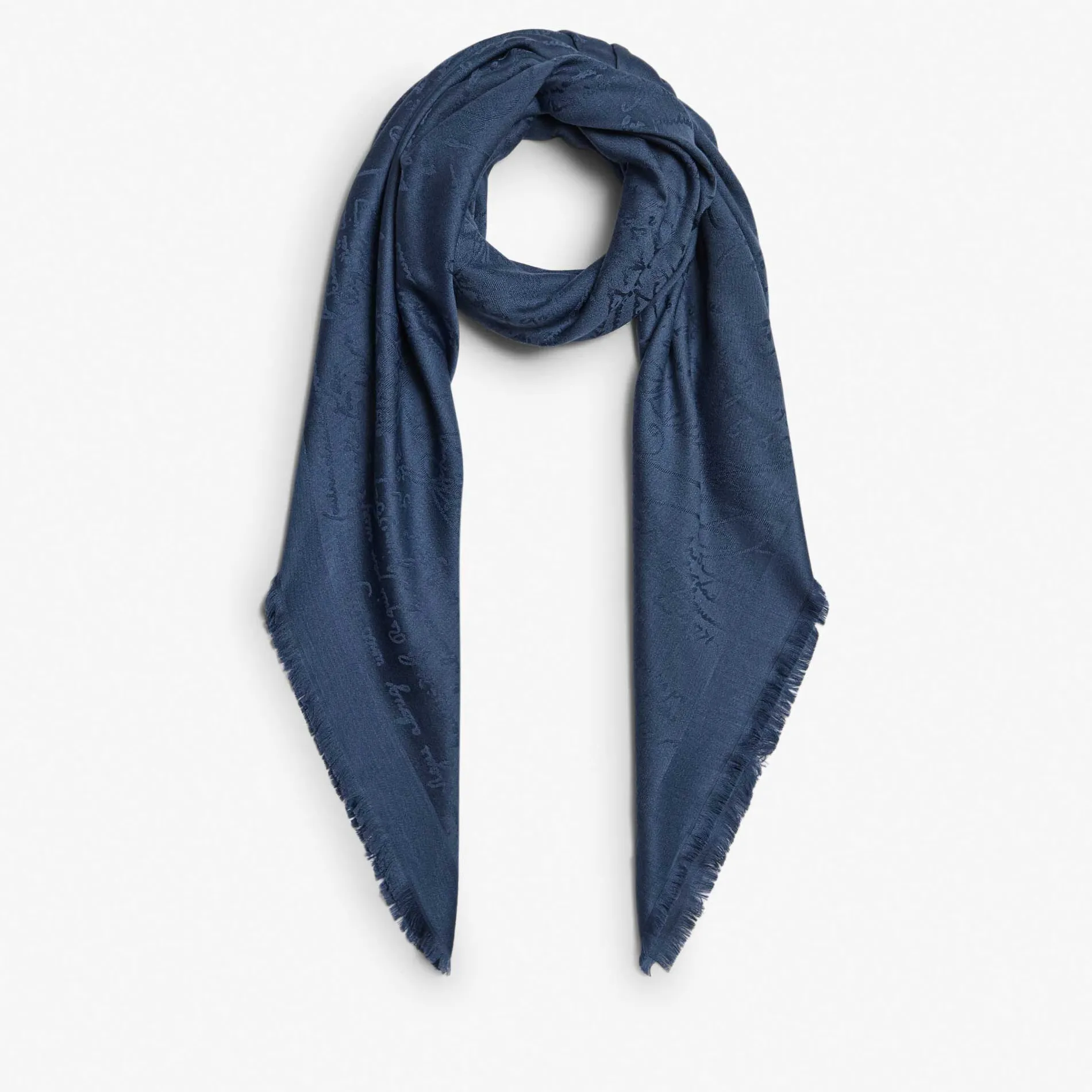 Berluti Écharpe en Laine et Soie Scritto | Écharpes, Gants & Chapeaux
