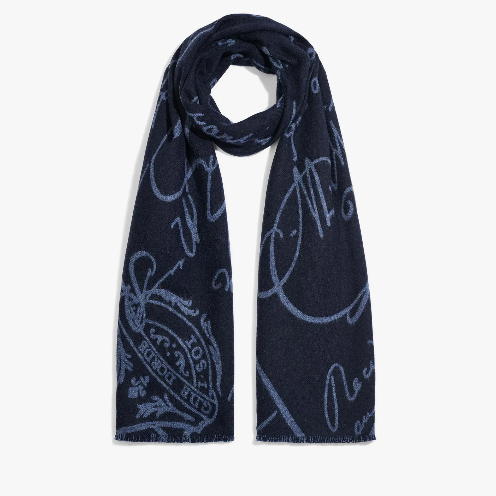 Berluti &Eacute;charpe Scritto En Laine | Écharpes, Gants & Chapeaux