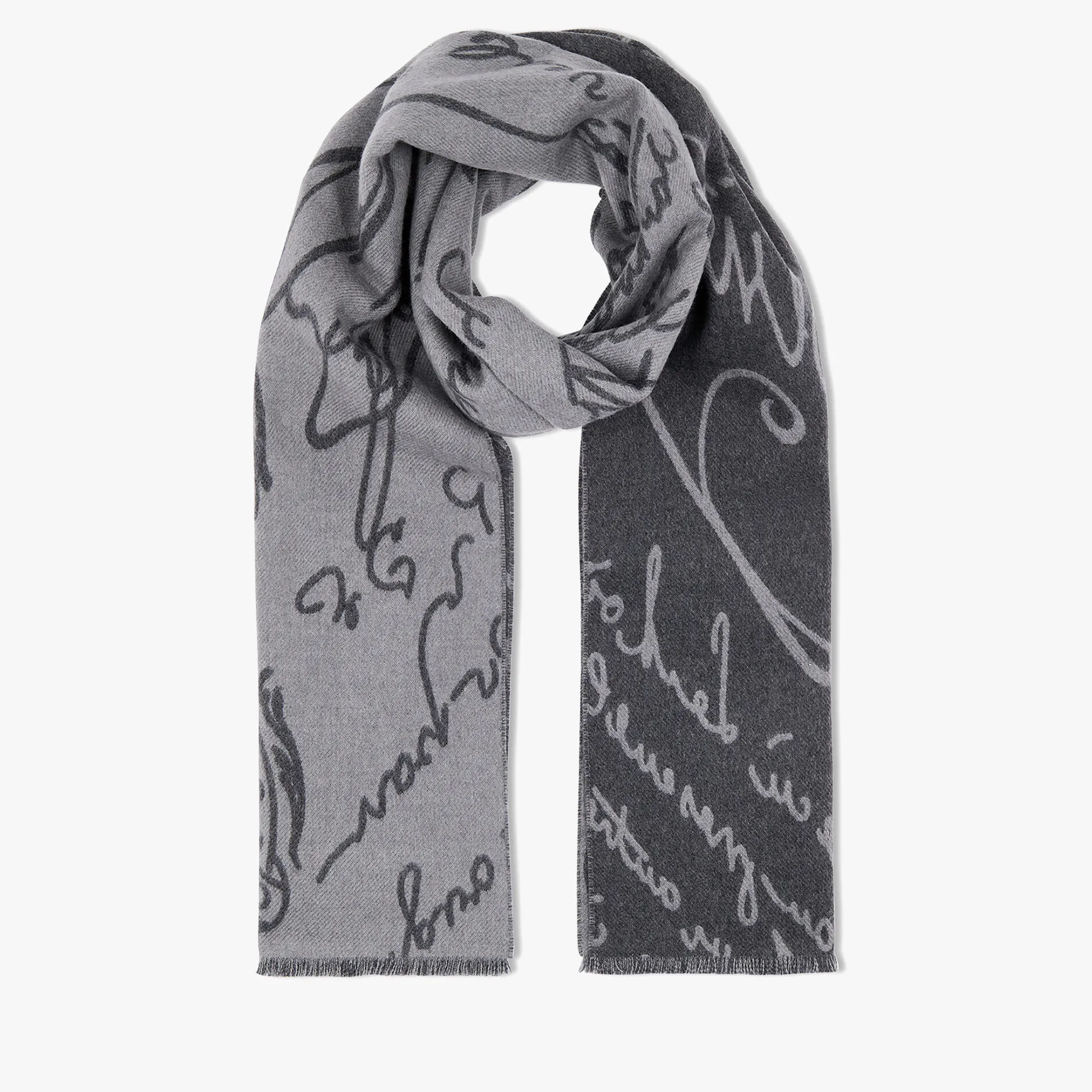 Berluti &Eacute;charpe Scritto en Laine | Écharpes, Gants & Chapeaux