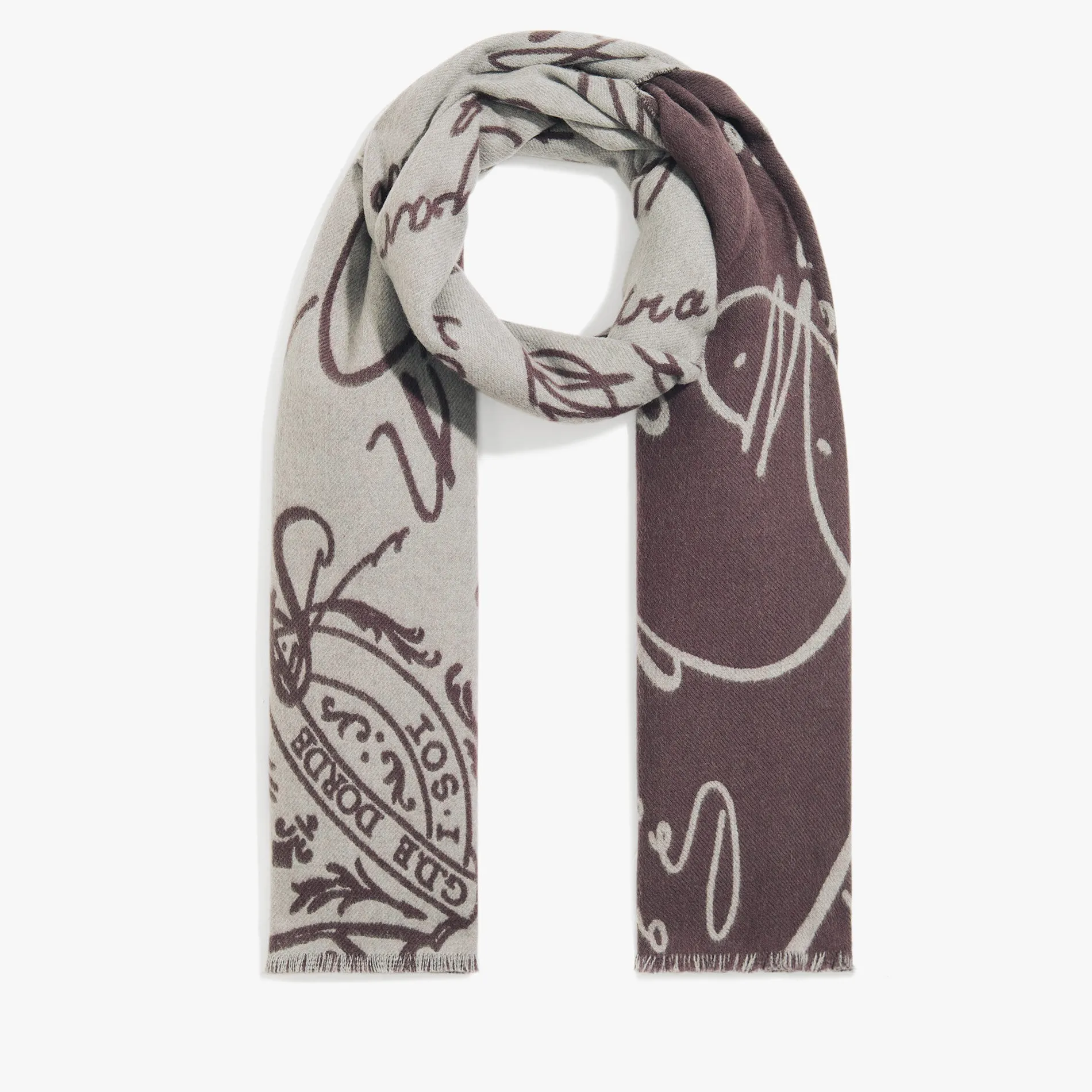 Berluti &Eacute;charpe Scritto en Laine | Écharpes, Gants & Chapeaux