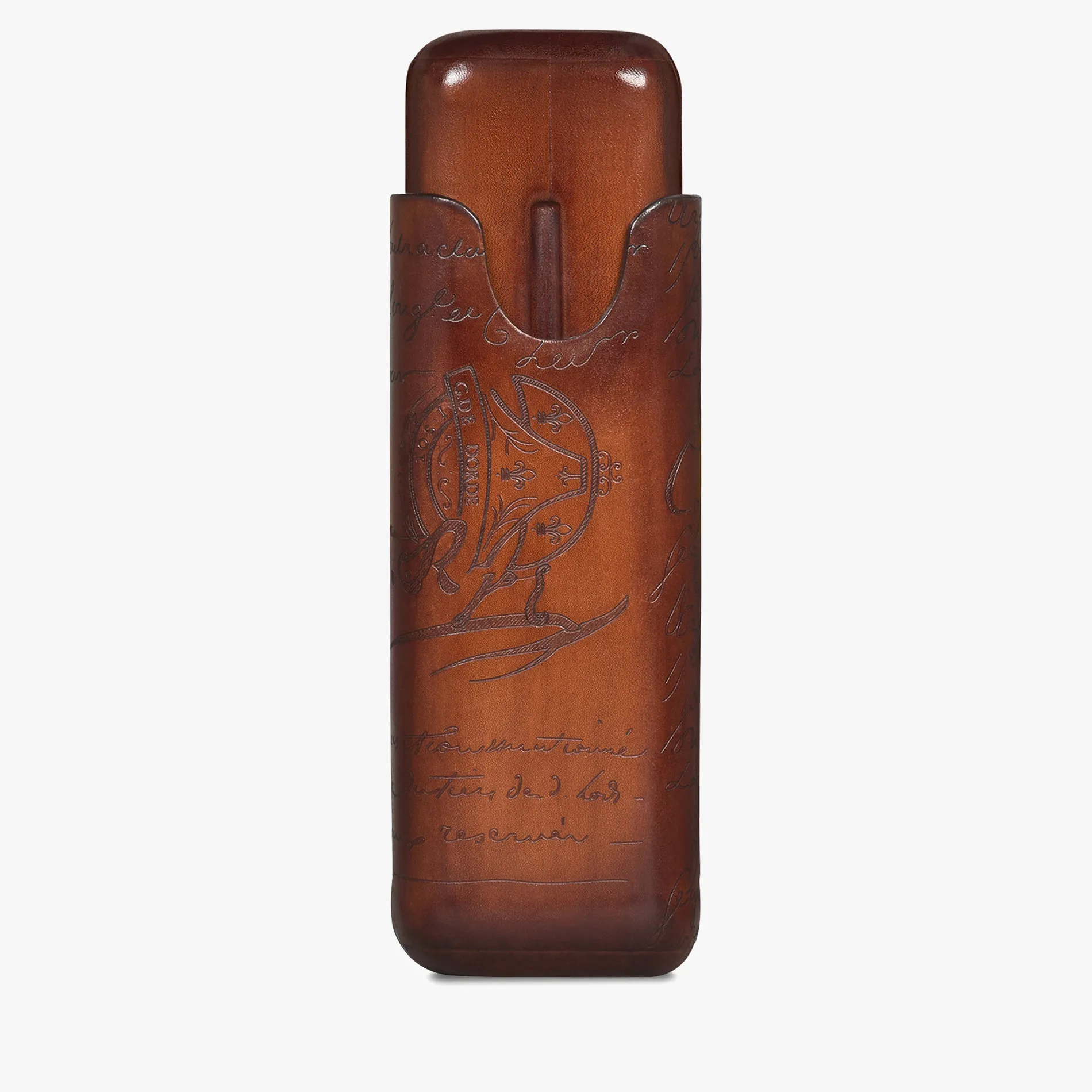 Berluti Étui DeuxCigares En Cuir Scritto | Housses & Étuis | Objets, High-tech & Lifestyle