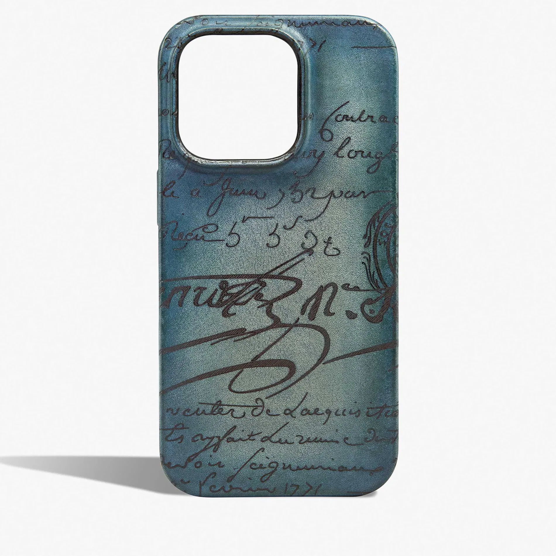 Berluti Étui iPhone 15 Pro En Cuir Scritto | Housses & Étuis | Objets, High-tech & Lifestyle