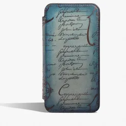 Berluti Étui iPhone 15 Pro Max Folio En Cuir Scritto | Housses & Étuis