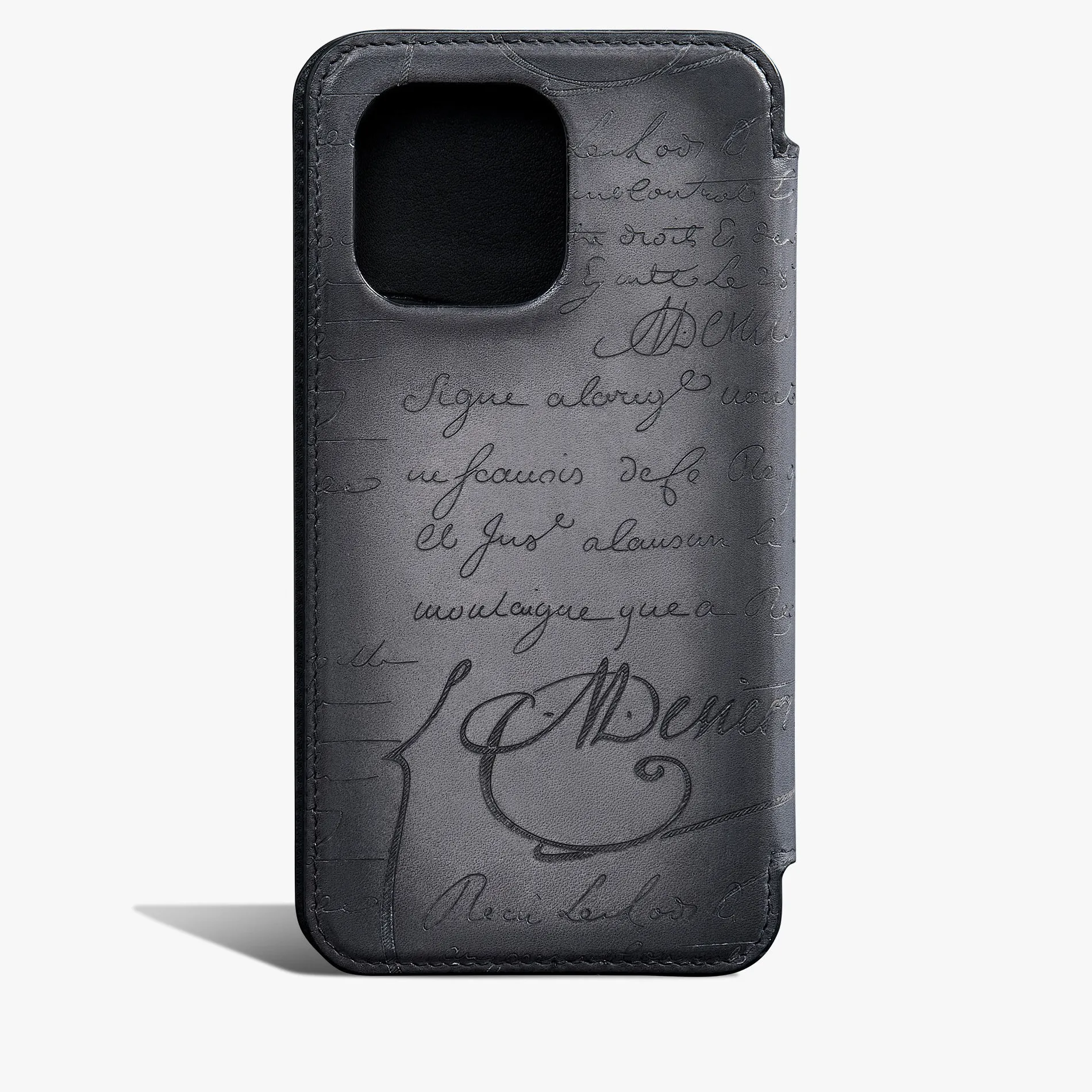 Berluti &Eacute;tui iPhone 16 Pro MAx Folio En Cuir Scritto | Housses & Étuis | Objets, High-tech & Lifestyle