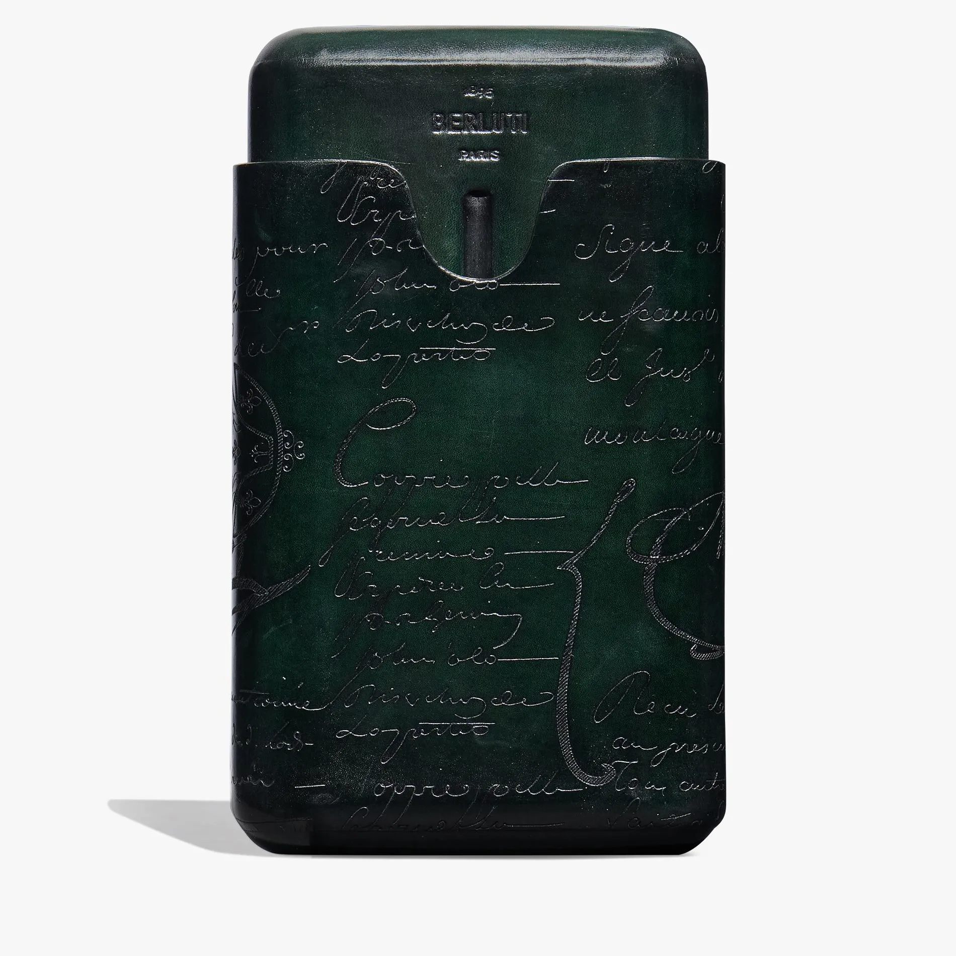 Berluti &Eacute;tui QuatreCigares En Cuir Scritto | Housses & Étuis | Objets, High-tech & Lifestyle