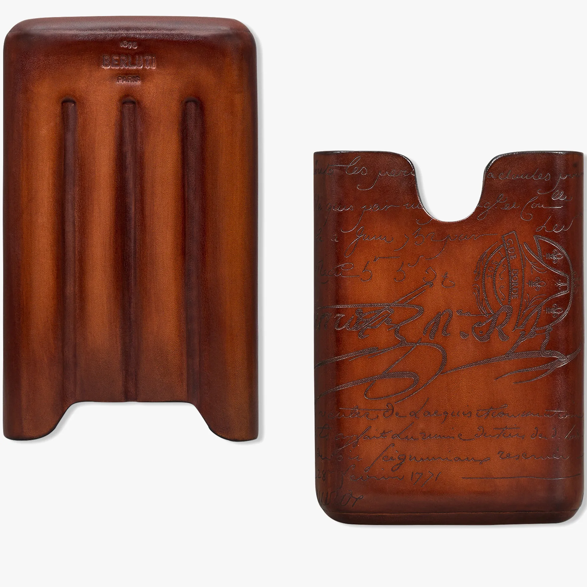 Berluti Étui QuatreCigares En Cuir Scritto | Housses & Étuis | Objets, High-tech & Lifestyle