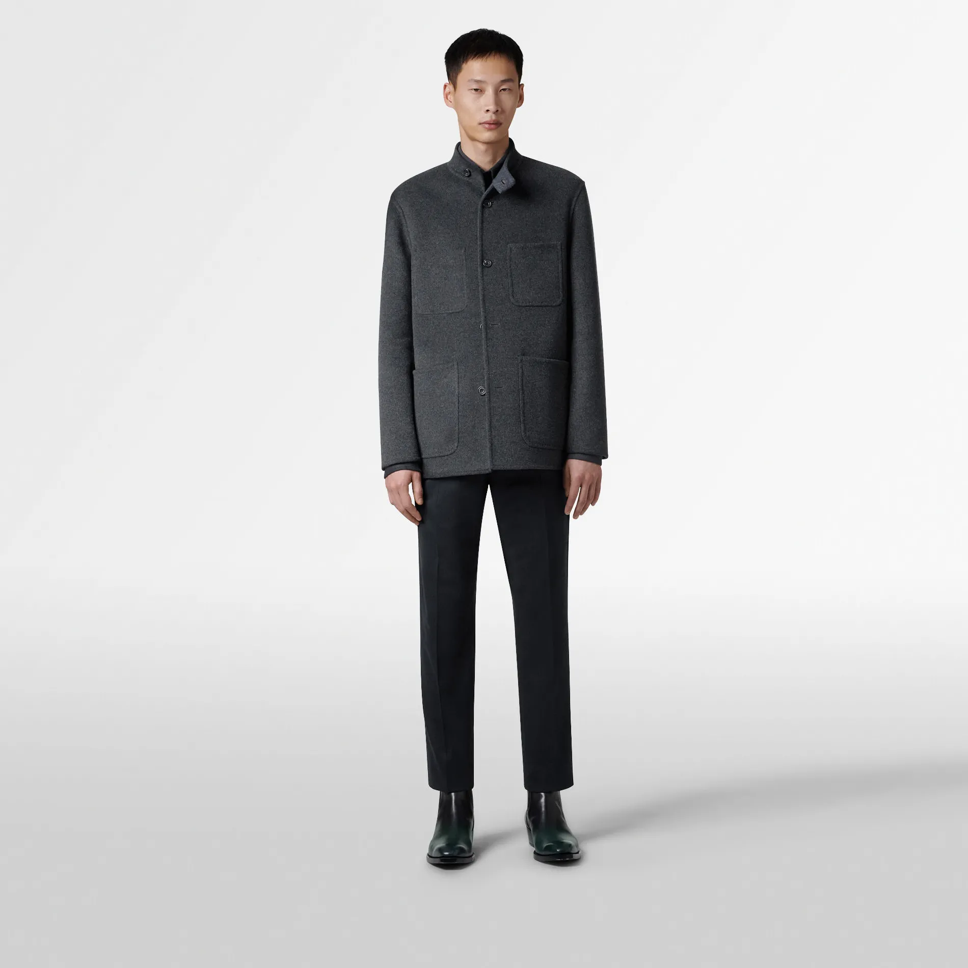 Berluti Forestière en Laine et Cachemire Double Face | Manteaux & Blousons | Vestes & Costumes