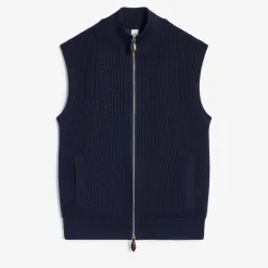 Berluti Gilet Côtes Anglaises En Coton Soie | Maille & Sweatshirts