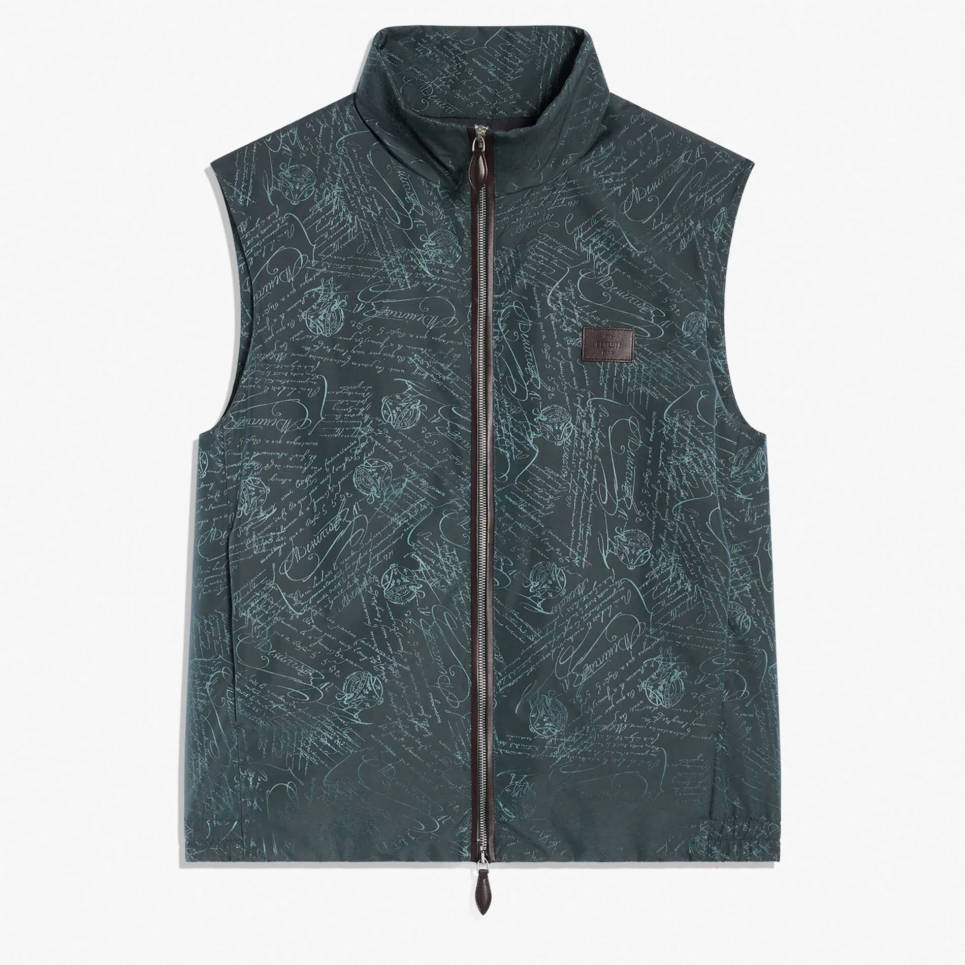 Berluti Gilet Sans Manches En Nylon Scritto | Manteaux & Blousons