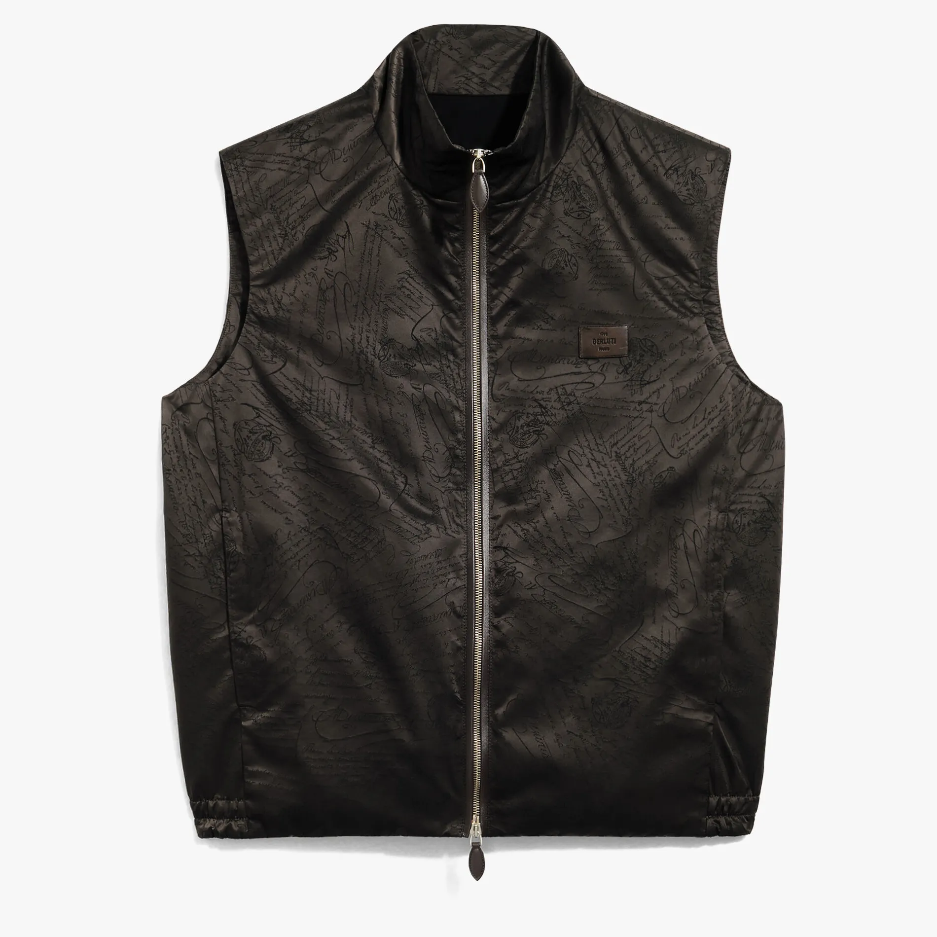 Berluti Gilet Sans Manches en Nylon Scritto | Manteaux & Blousons