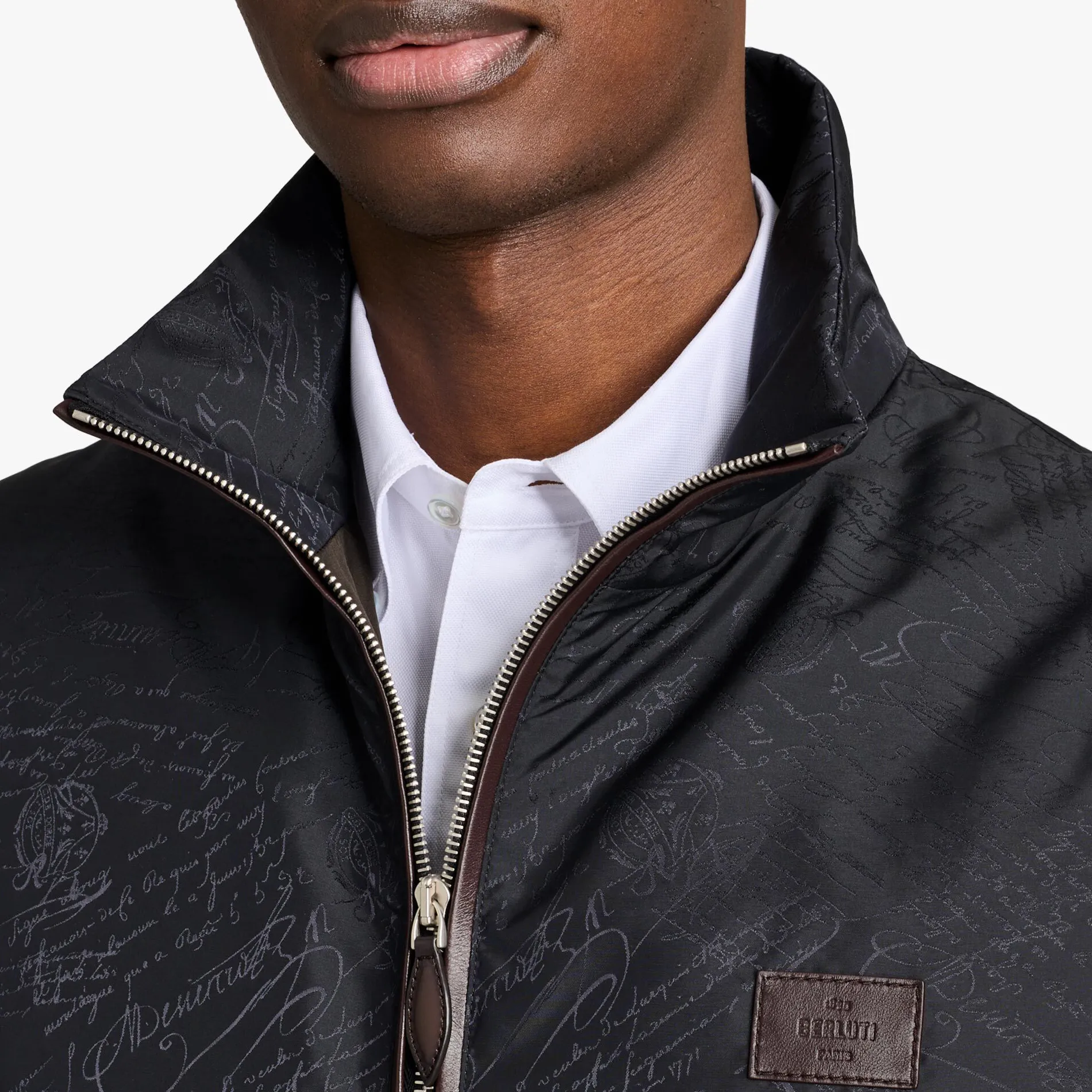 Berluti Gilet Sans Manches En Nylon Scritto | Manteaux & Blousons