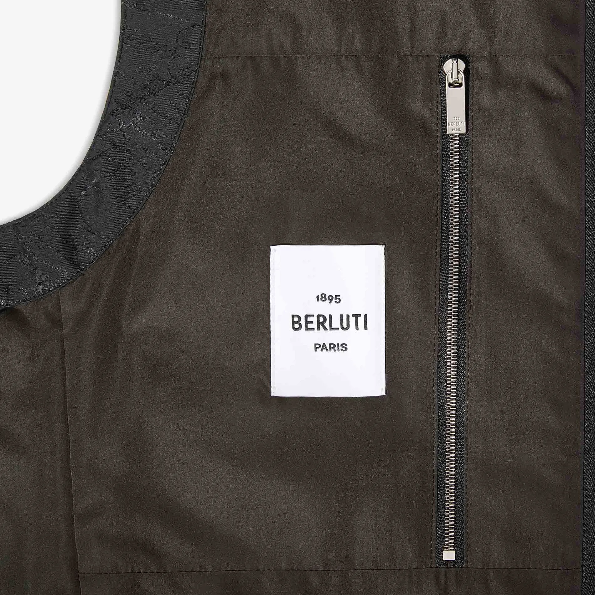 Berluti Gilet Sans Manches En Nylon Scritto | Manteaux & Blousons