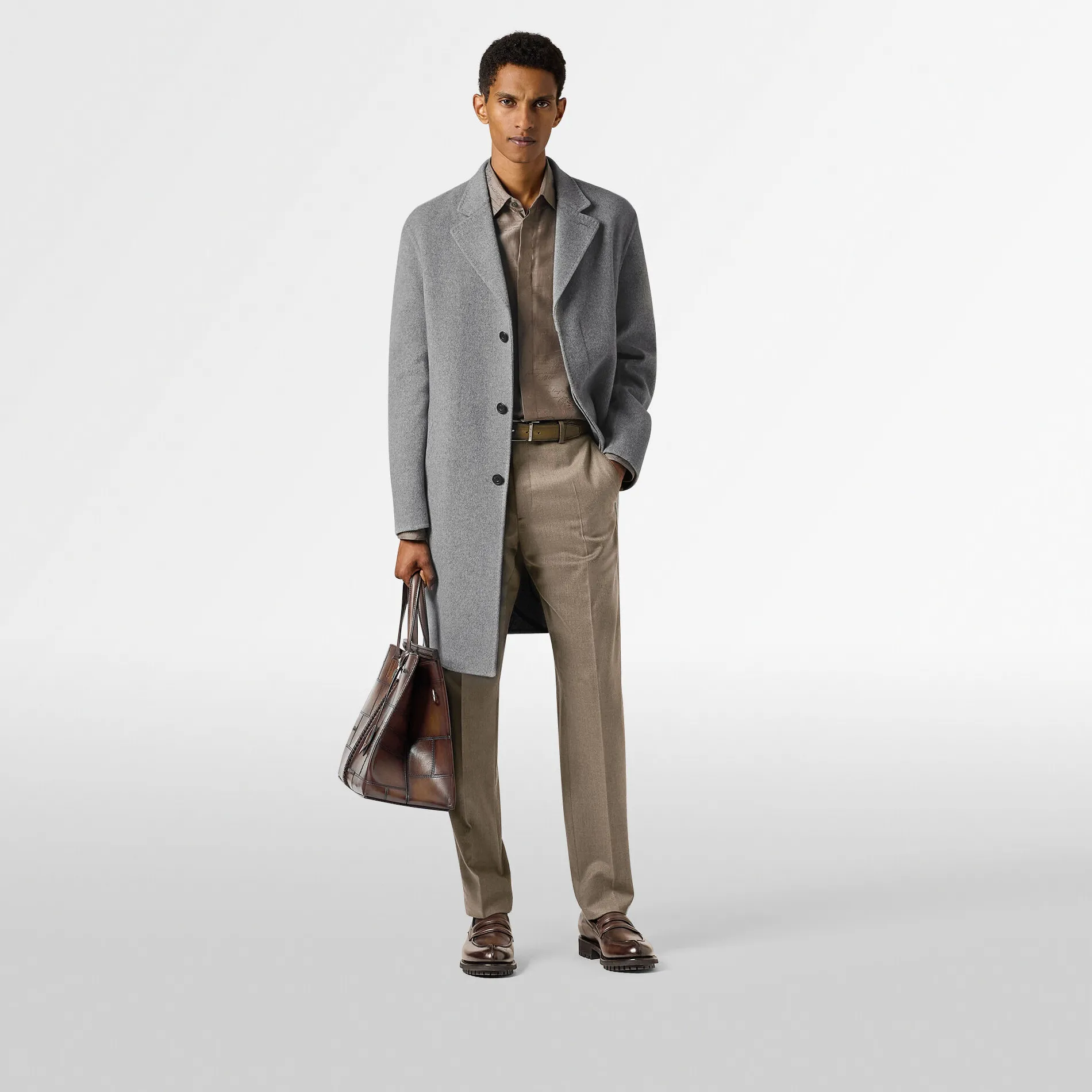 Berluti Manteau en Laine et Cachemire Double Face | Manteaux & Blousons