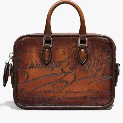 Berluti Mini Sac Bandouli&egrave;re Un Jour Nano En Cuir Scritto | Pochettes | Housses & Étuis