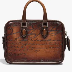 Berluti Mini Sac Bandouli&egrave;re Un Jour Nano En Cuir Scritto | Pochettes | Housses & Étuis