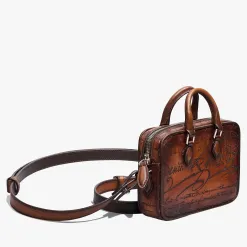 Berluti Mini Sac Bandouli&egrave;re Un Jour Nano En Cuir Scritto | Pochettes | Housses & Étuis