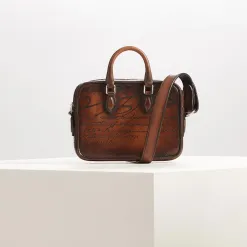 Berluti Mini Sac Bandouli&egrave;re Un Jour Nano En Cuir Scritto | Pochettes | Housses & Étuis