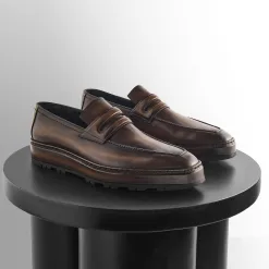 Berluti Mocassin Andy Alto En Cuir | Mocassins & Boucles