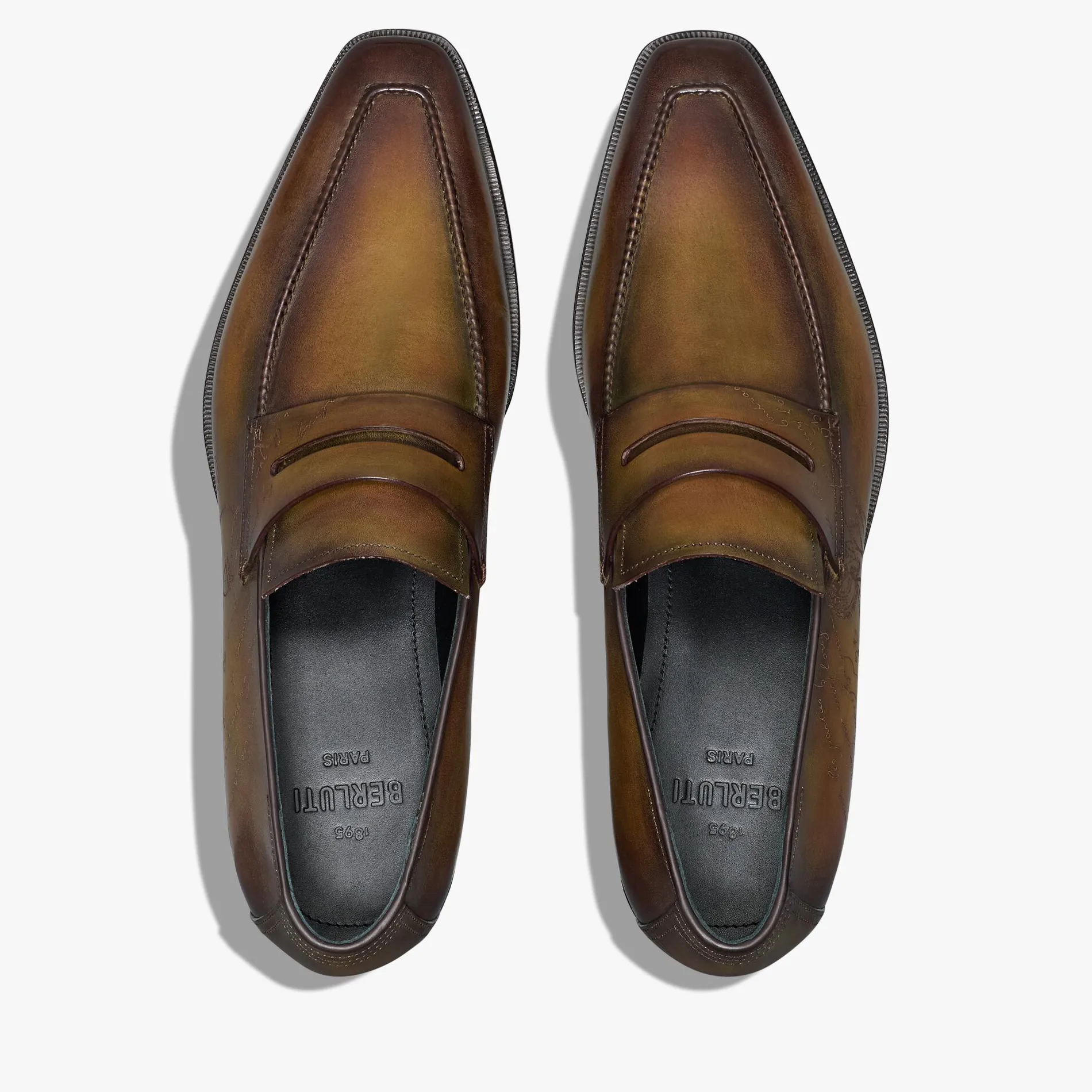 Berluti Mocassin Andy D&eacute;mesure Neo En Cuir Scritto | Mocassins & Boucles