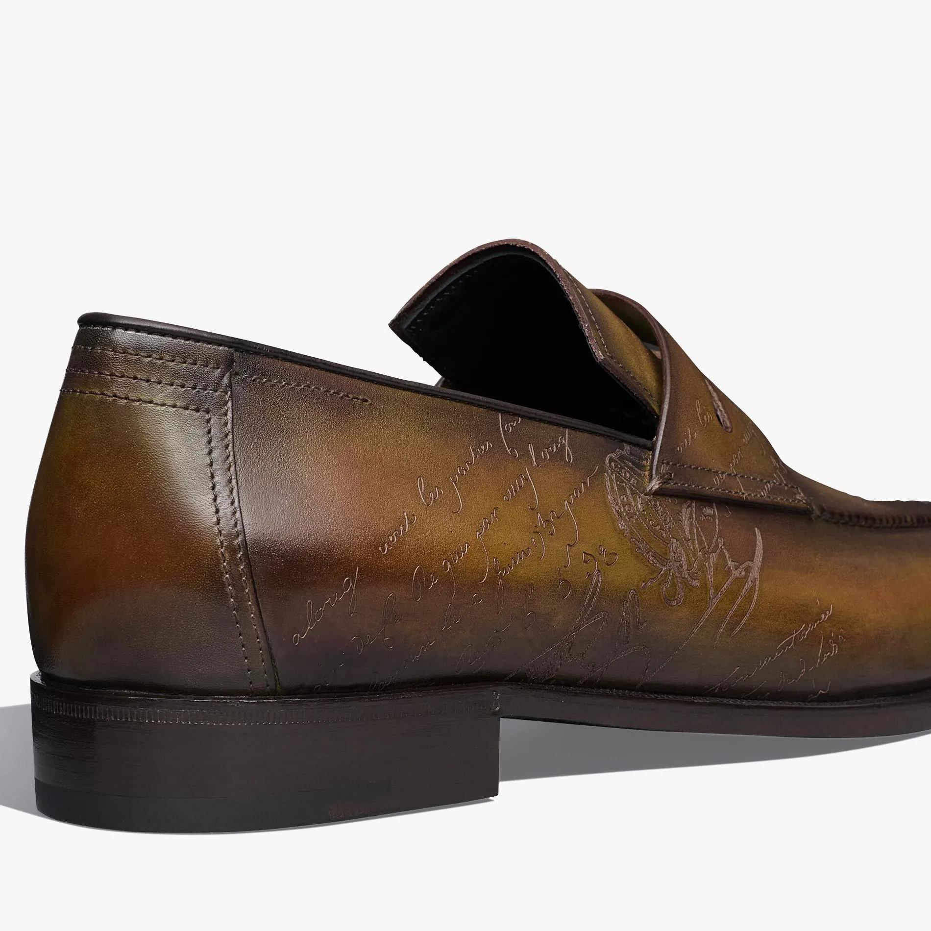 Berluti Mocassin Andy D&eacute;mesure Neo En Cuir Scritto | Mocassins & Boucles