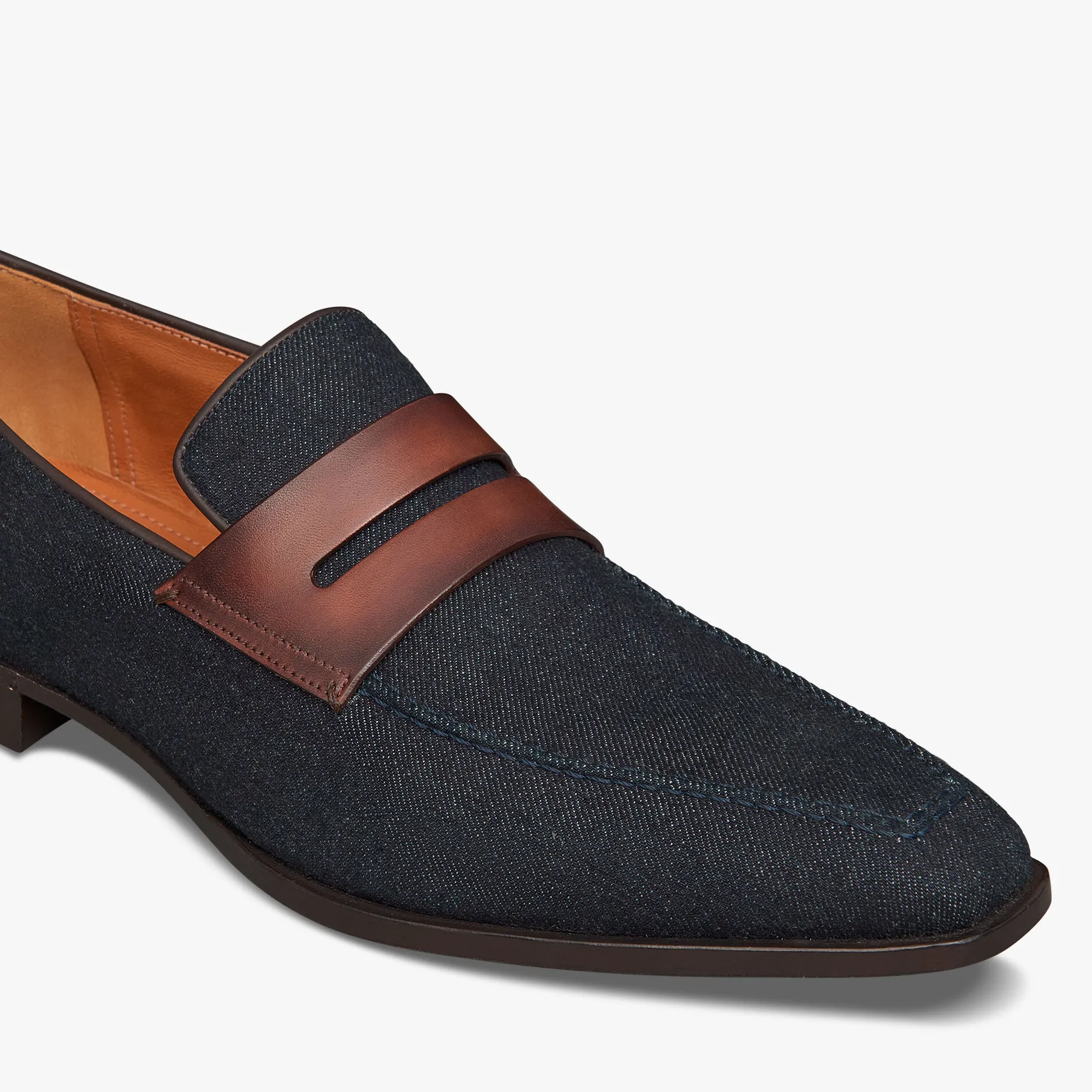 Berluti Mocassin Andy D&eacute;mesure En Denim | Mocassins & Boucles