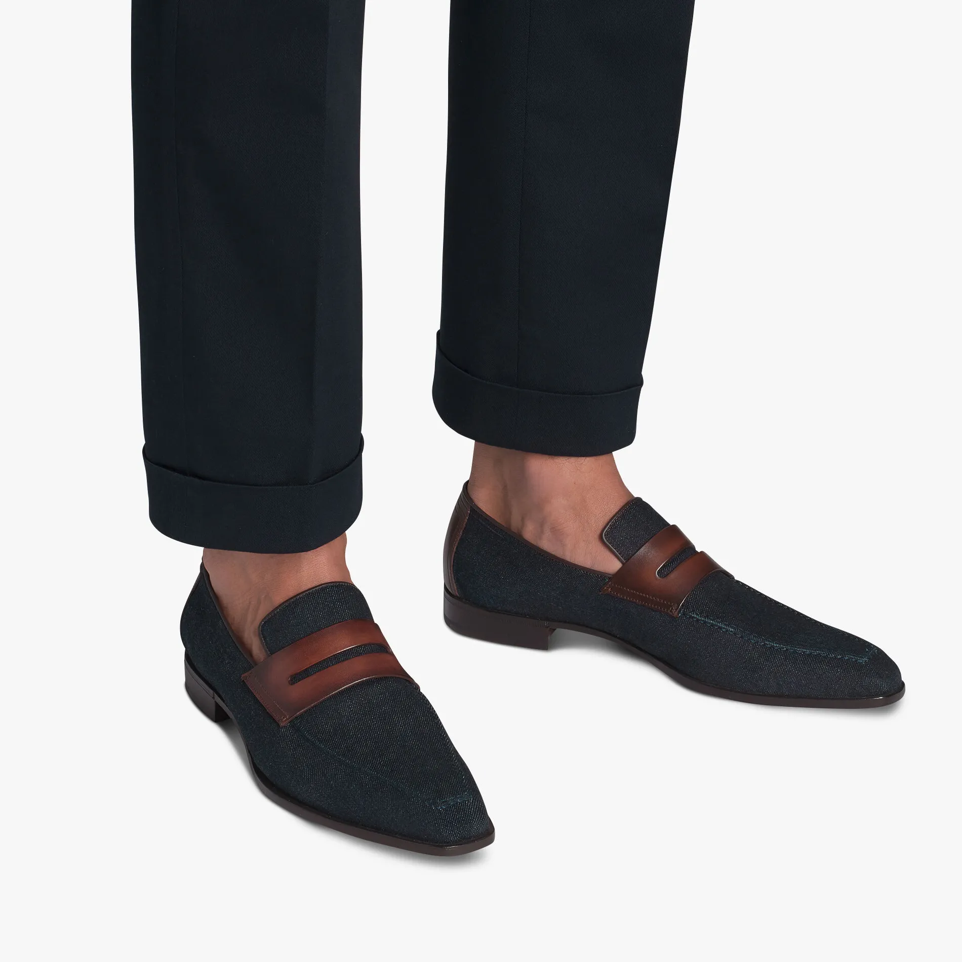Berluti Mocassin Andy D&eacute;mesure En Denim | Mocassins & Boucles
