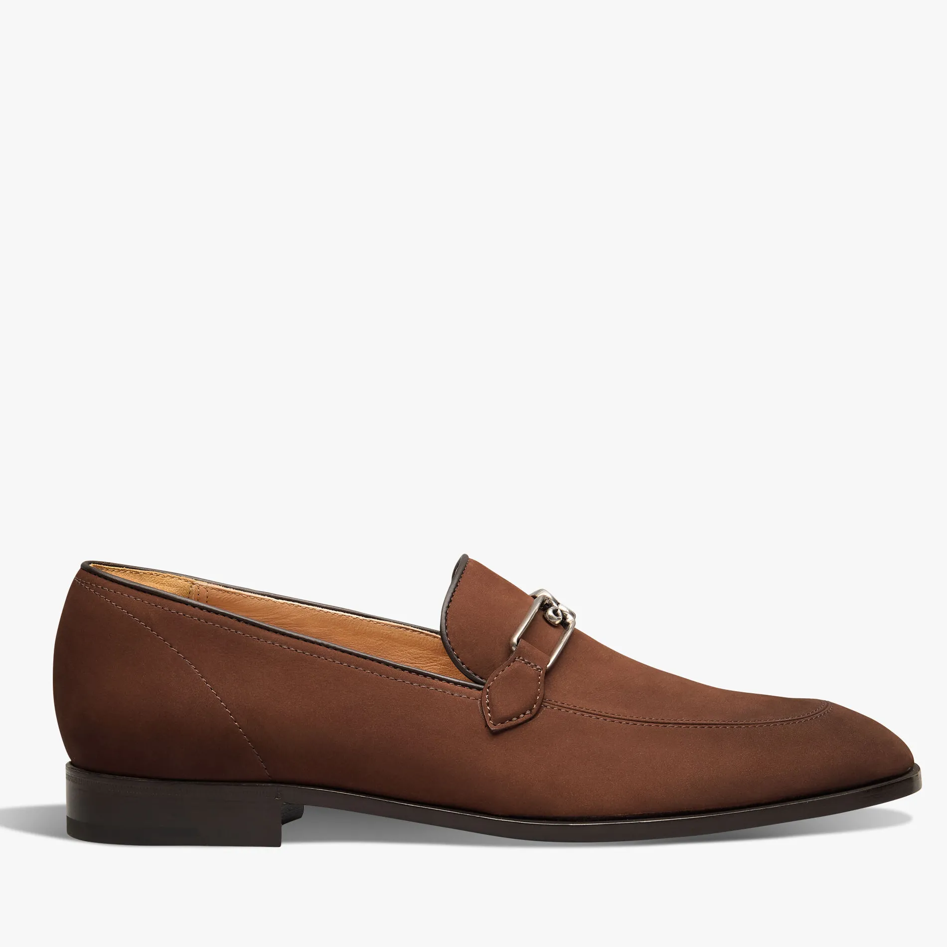 Berluti Mocassin B Volute En Cuir Nubuck | Mocassins & Boucles