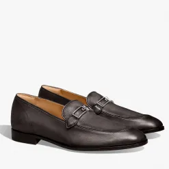 Berluti Mocassin B Volute En Cuir De Veau | Mocassins & Boucles