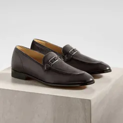Berluti Mocassin B Volute En Cuir De Veau | Mocassins & Boucles