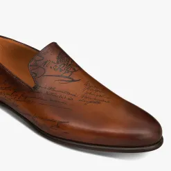 Berluti Mocassin Cursive Galet En Cuir Scritto | Mocassins & Boucles