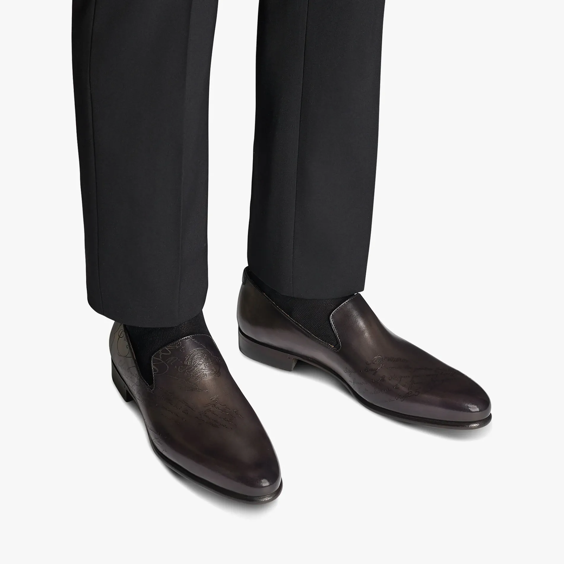 Berluti Mocassin Cursive Galet En Cuir Scritto | Mocassins & Boucles