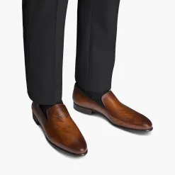 Berluti Mocassin Cursive Galet En Cuir Scritto | Mocassins & Boucles