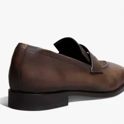 Berluti Mocassin Grand &Eacute;critoire En Cuir | Mocassins & Boucles