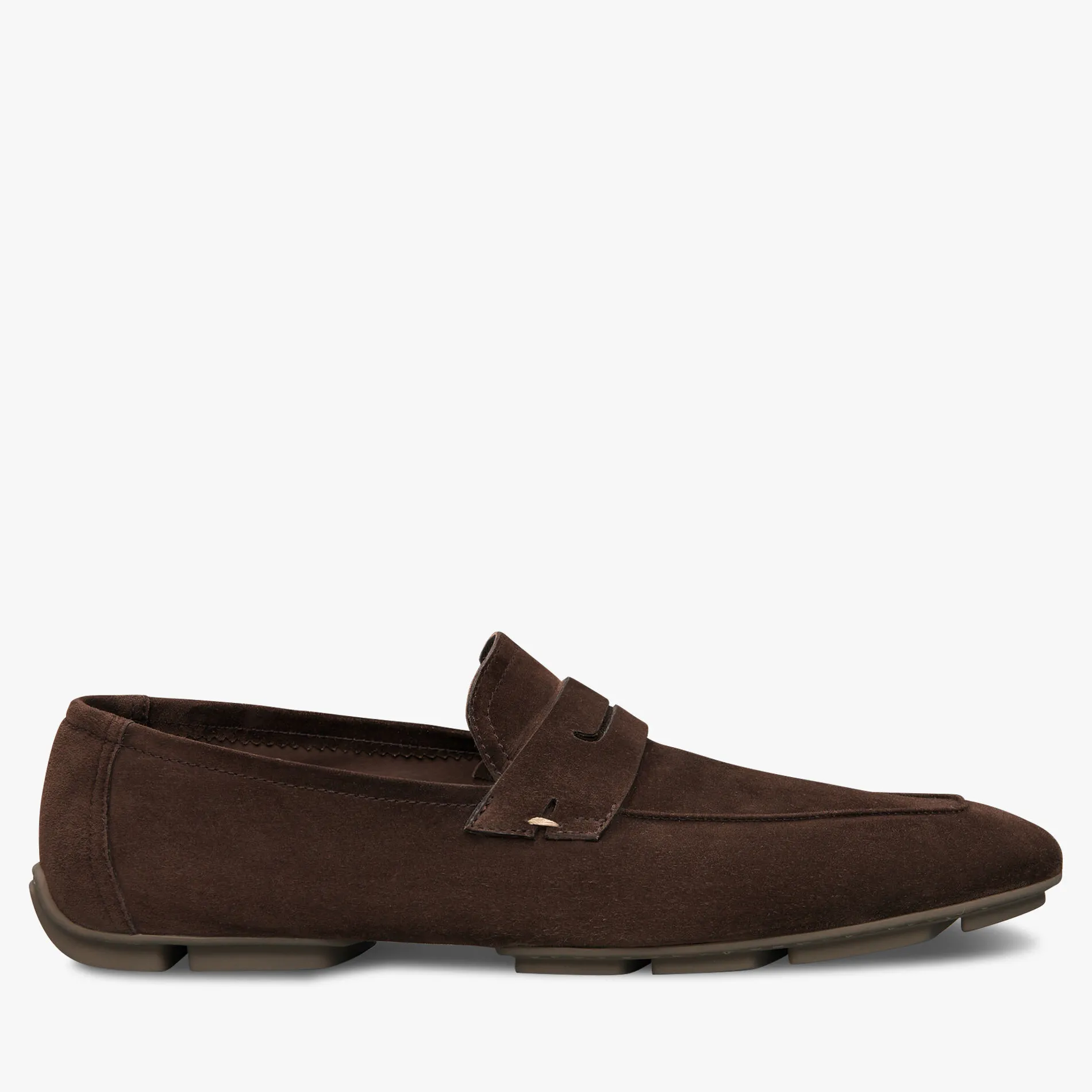 Berluti Mocassin Lorenzo Drive En Cuir Camoscio | Mocassins & Boucles