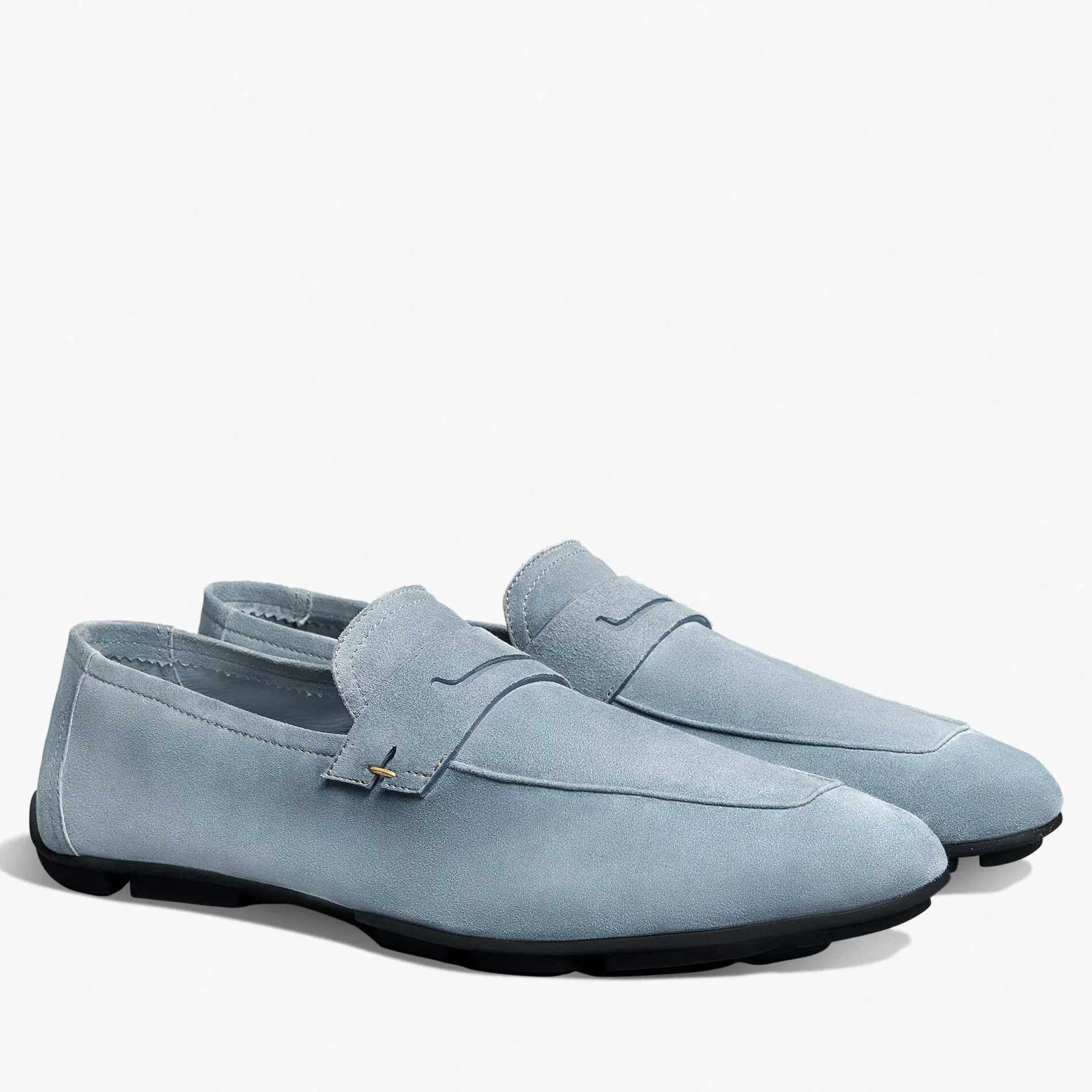 Berluti Mocassin Lorenzo Drive En Cuir Camoscio | Mocassins & Boucles