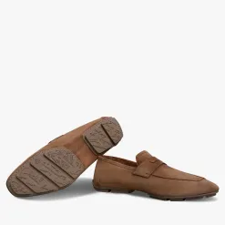 Berluti Mocassin Lorenzo Drive En Cuir Camoscio | Mocassins & Boucles