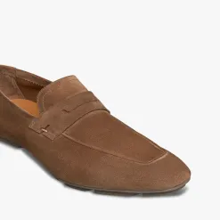 Berluti Mocassin Lorenzo Drive En Cuir Camoscio | Mocassins & Boucles