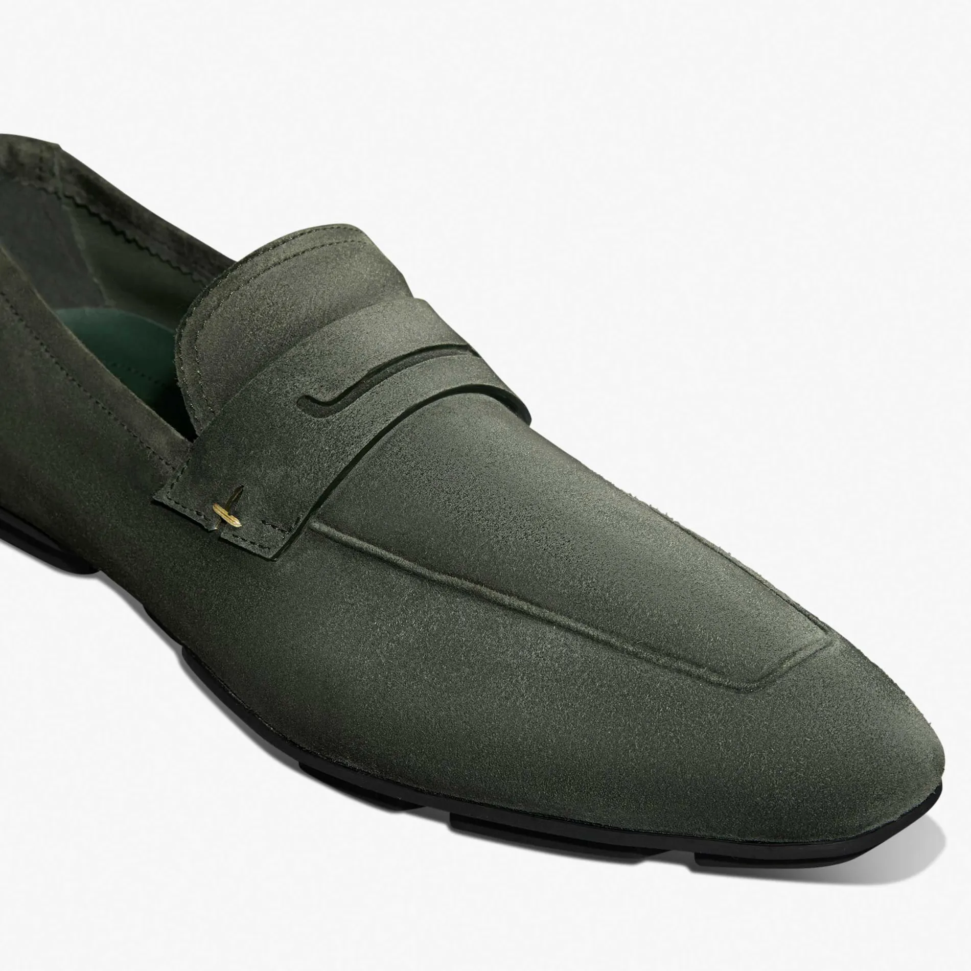 Berluti Mocassin Lorenzo Drive En Cuir Camoscio | Mocassins & Boucles