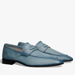 Berluti Mocassin Lorenzo En Cuir De Kangourou Scritto | Mocassins & Boucles