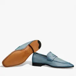 Berluti Mocassin Lorenzo En Cuir De Kangourou Scritto | Mocassins & Boucles